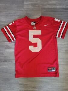 OHIO STATE BUCKEYES #5 red Nike Football Jersey Kids size 6